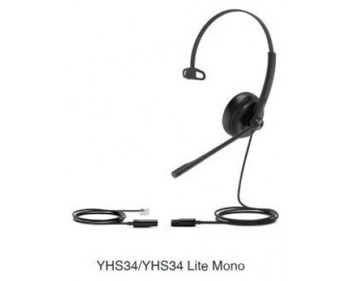 AURICULAR YEALINK YHS34-MONO PARA TELEFONO IP (RJ11)